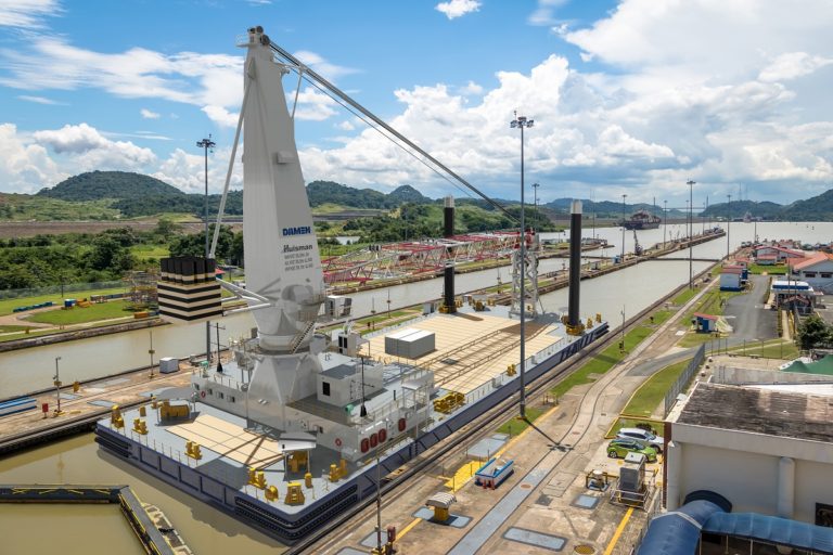 Damen lays keel on 75-Metre crane barge