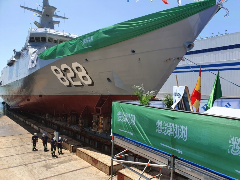 Navantia launches Saudi Arabia's first Corvette