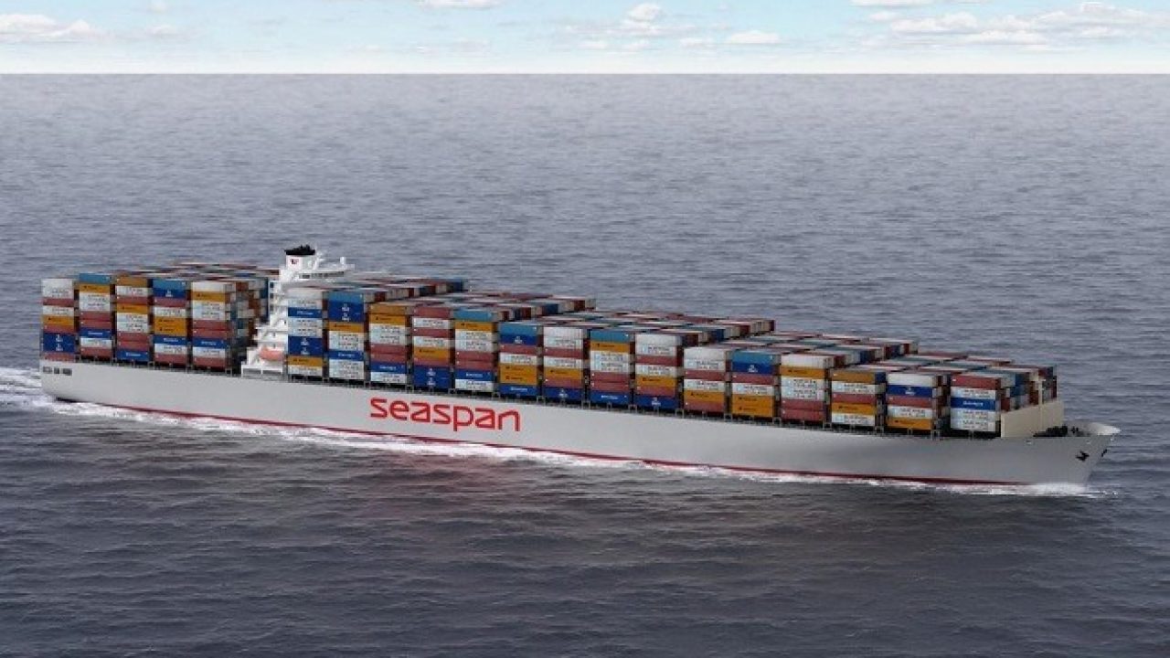 Seaspan to receive two 13,000 TEU containerships