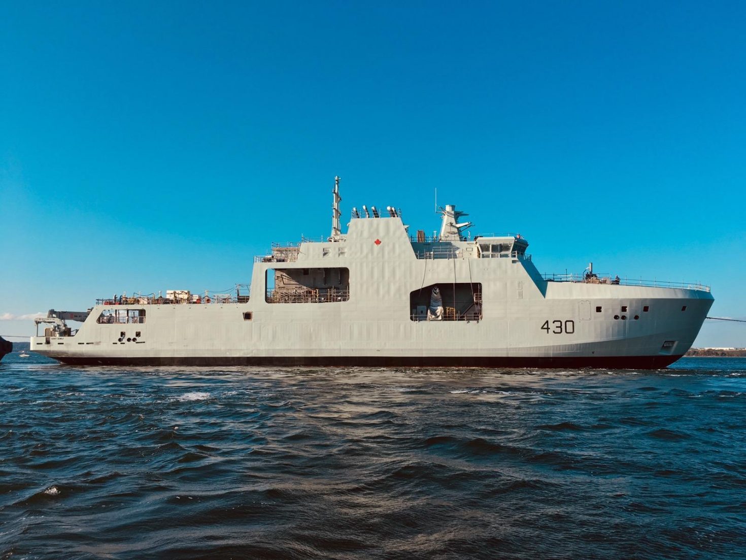 Canada's first Arctic and offshore patrol ship launched