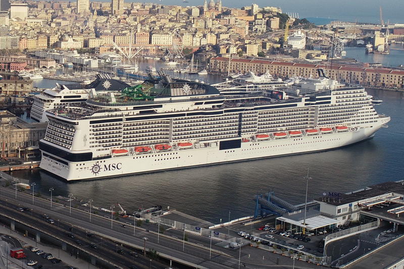 MSC Grandiosa welcomes first guests in COVID-19 pandemic