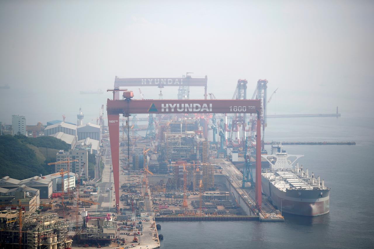 Korean merger of Hyundai and Daewoo dominates shipbuilding sector