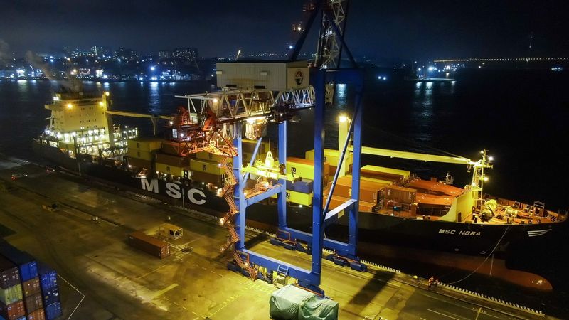 MSC's Golden Horn makes the first call on new Russian service
