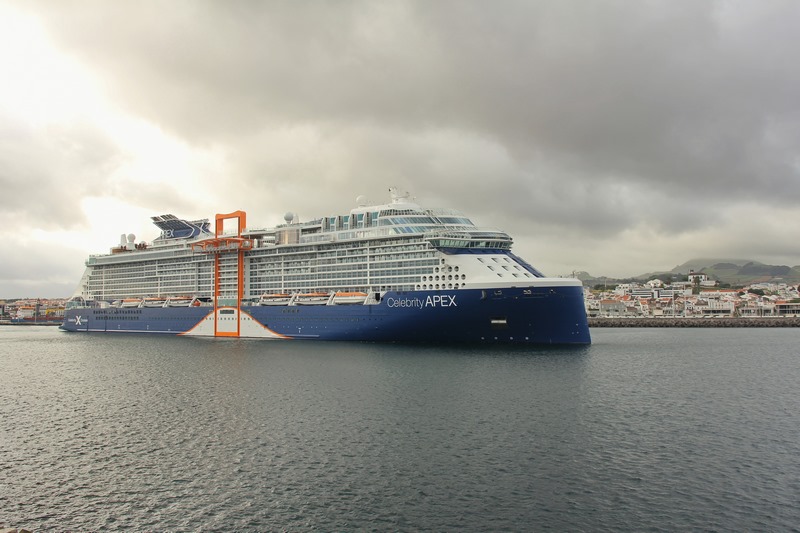 Celebrity Cruises' new vessel makes technical call at Ponta Delgada