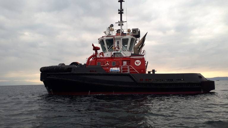 Seaspan Marine received the first of two secondhand tugs from Sanmar
