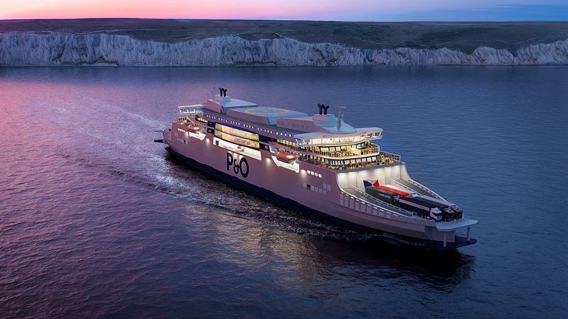 P&O Ferries works with Wärtsilä engines for "super ferries"