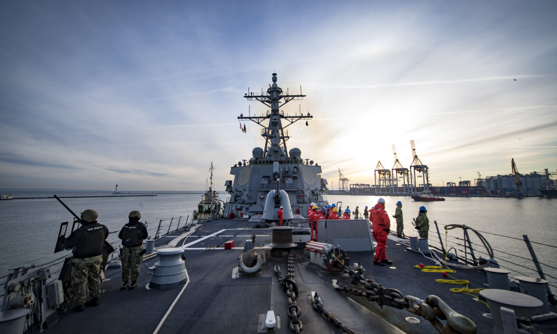 USS Donald Cook arrives in the Black Sea