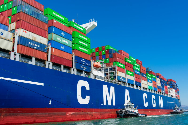 Third LNG-powered containership of CMA CGM leaves from China