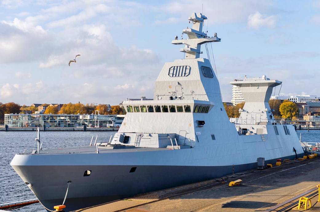 Israel receives its most advanced warship from German