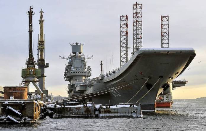 Russian Navy's aircraft carrier Admiral Kuznetsov to begin trials in 2022