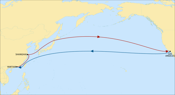 MSC to provide connection between Asia and Pacific West Coast