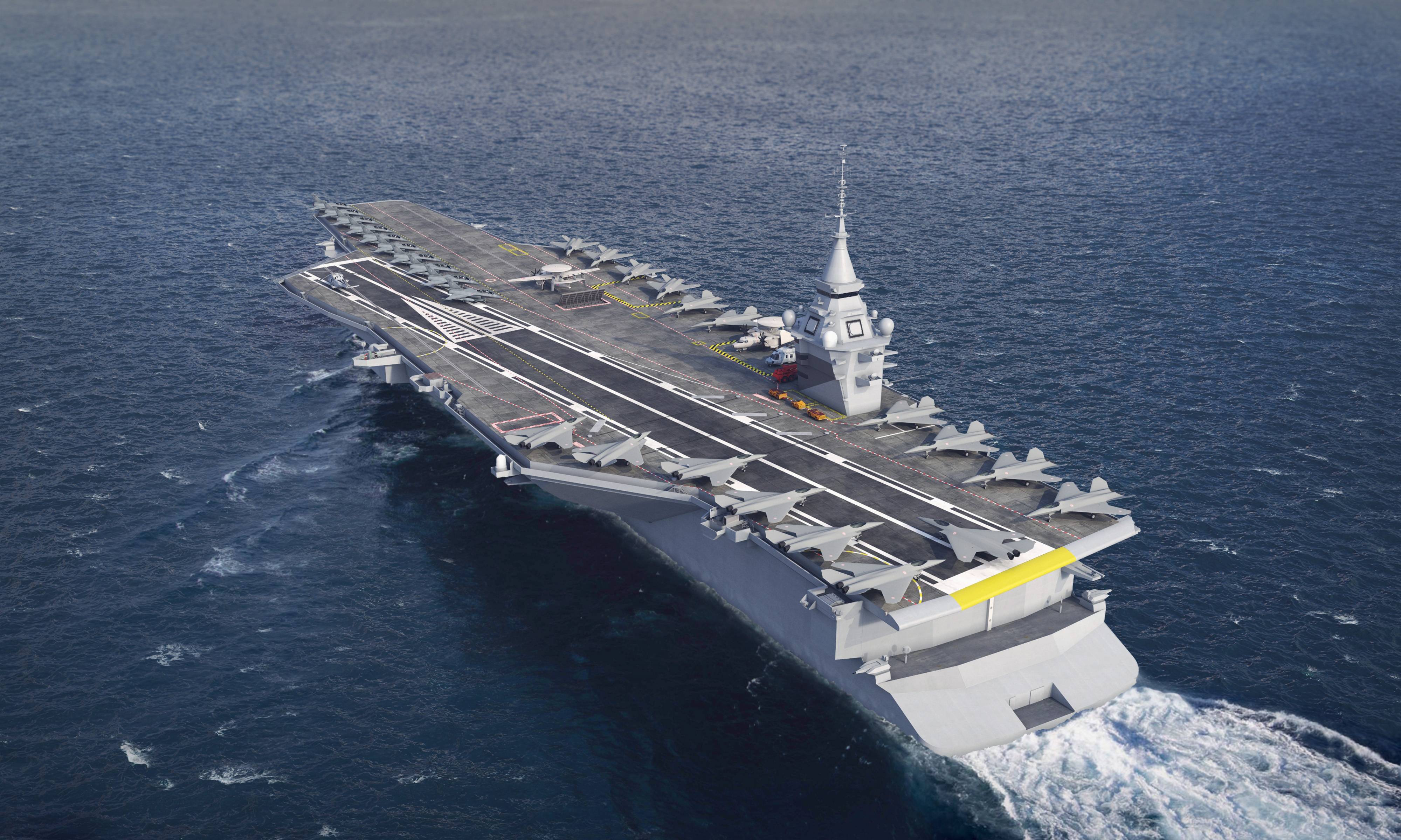 Macron: France's next-generation aircraft carrier will be nuclear-powered