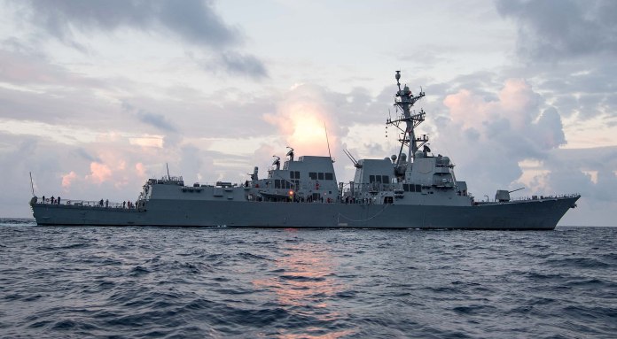 US Navy conducts maritime interdiction in international waters of Arabian Sea