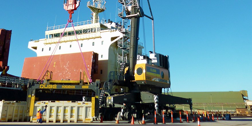 Qube take Liebherr for Bell Bay