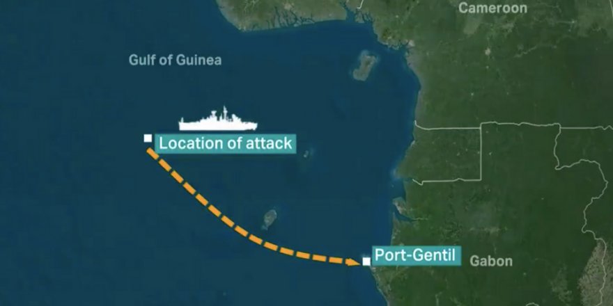 Turkish cargo ship attacked by pirates off the coast Guinea