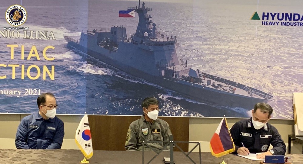 Hyundai Heavy delivers second missile frigate to the Philippine Navy