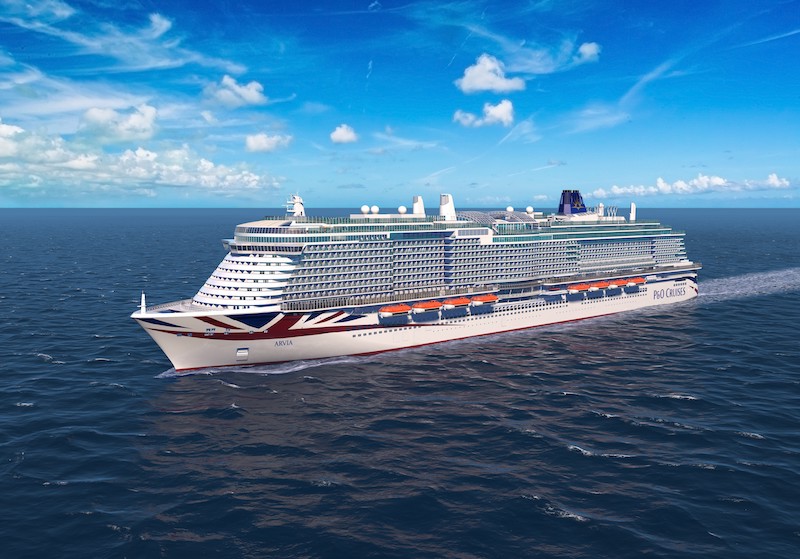 P&O Cruises reveals name of its second LNG-powered vessel