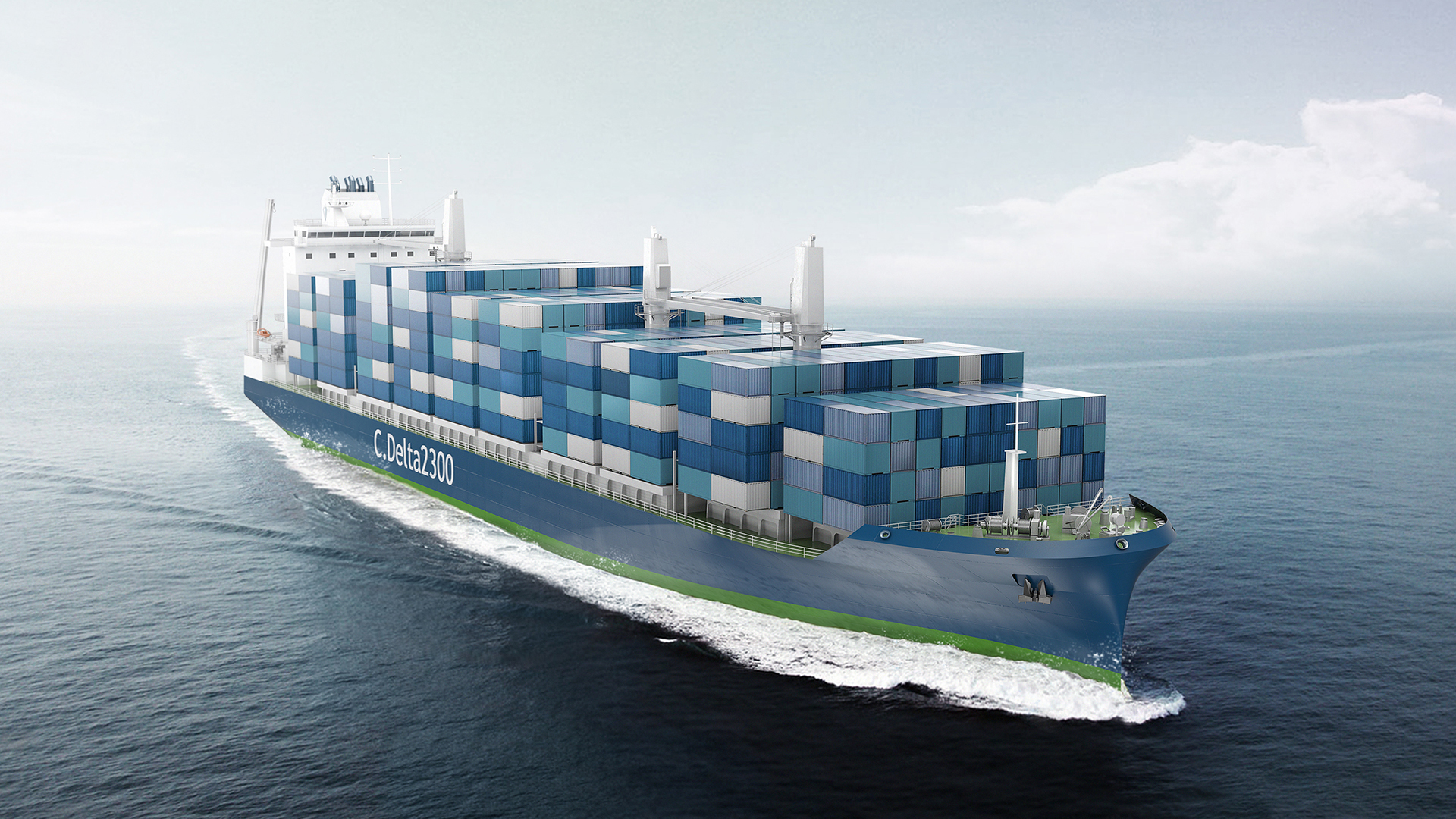 Deltamarin introduces new LNG-powered boxship design