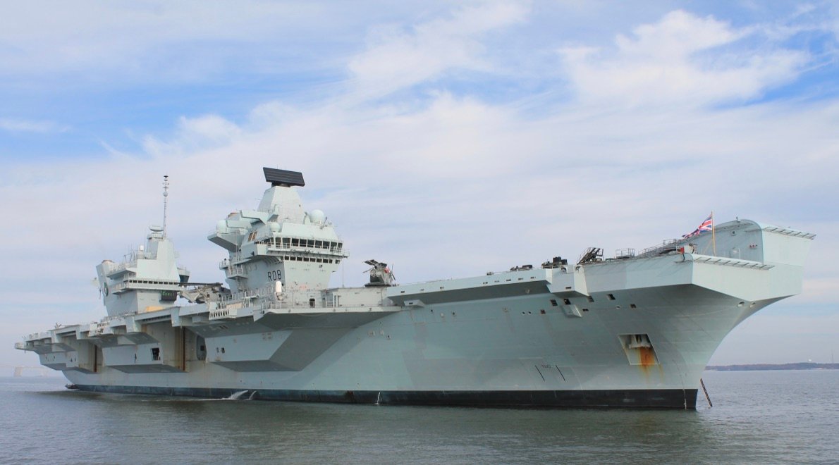 Royal Navy’s Flagship HMS Queen Elizabeth visits Scotland for the first time