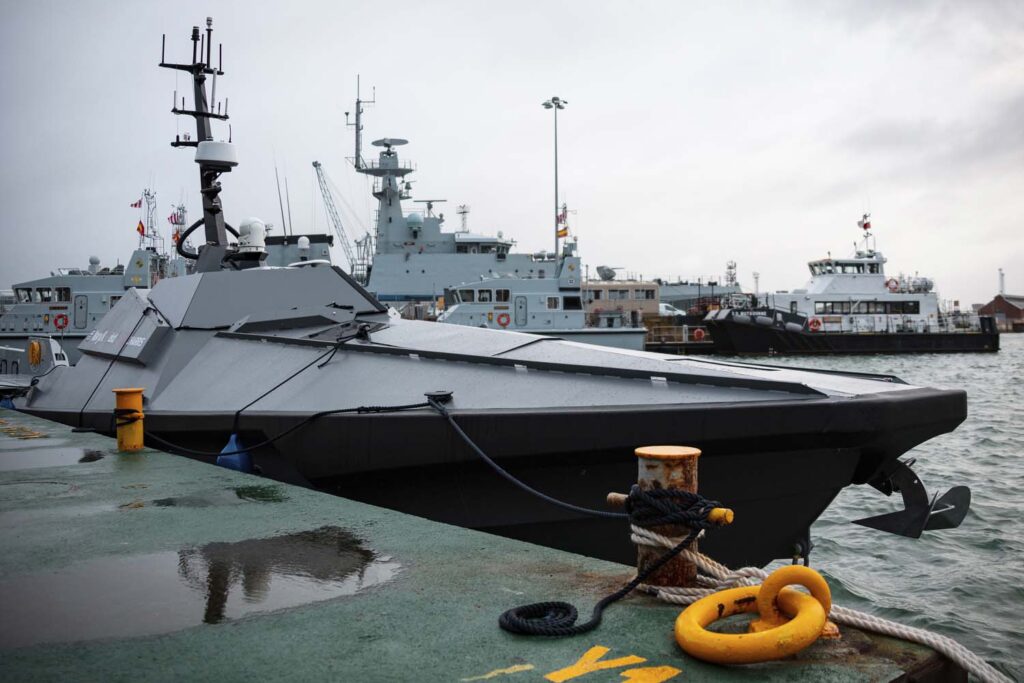 Royal Navy commissions new autonomous vessel Madfox into the fleet
