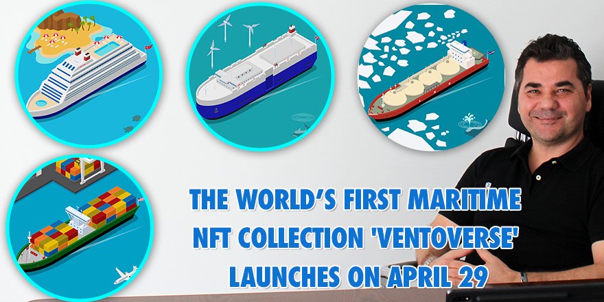The World's First Maritime NFT Collection 'VENTOVERSE' Launches On April 29
