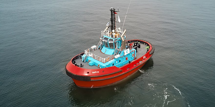 Sanmar Shipyards delivers powerful harbour tug to expanding Turkish port
