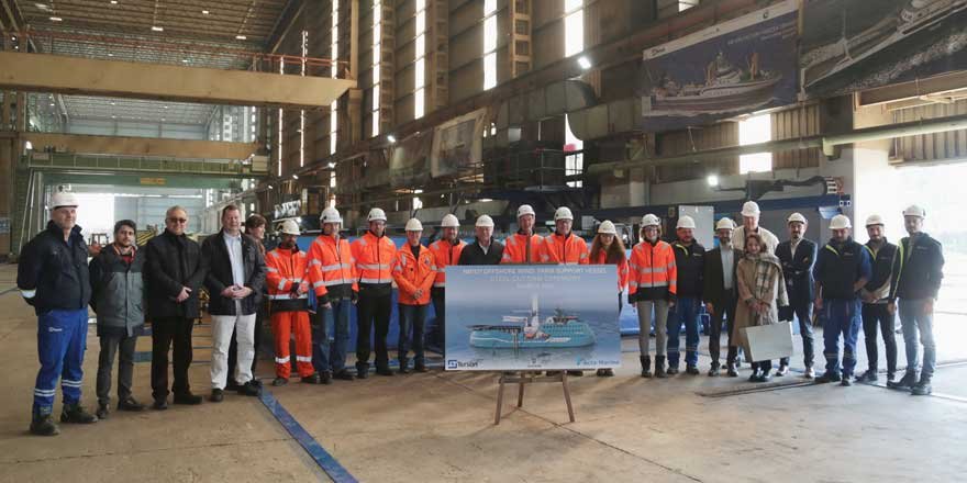 Steel Cutting Ceremony Held at Tersan Shipyard