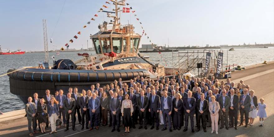 SANMAR Builds Denmark’s First Fully Electric Tug Named by Her Majesty Queen Mary