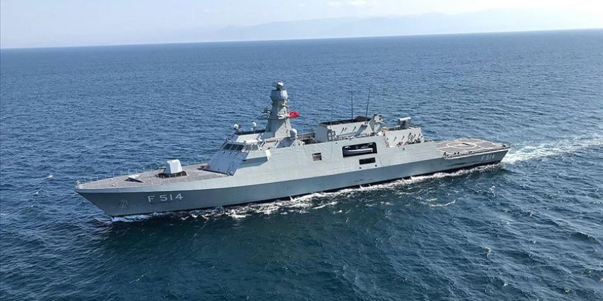 TCG KINALIADA handed over to the Turkish Naval Forces