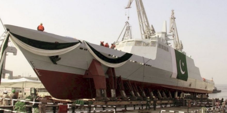 Pakistan Navy launched fast attack craft from Karachi Shipyard