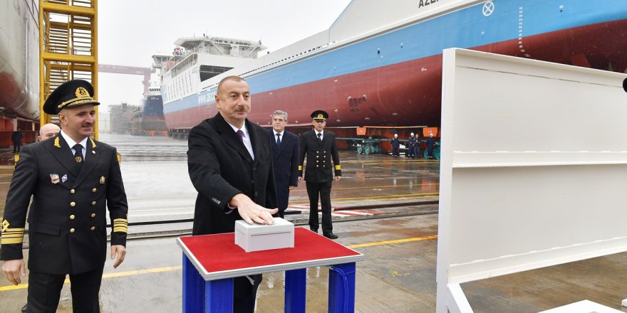 Baku Shipyard launches first homemade shipping vessels