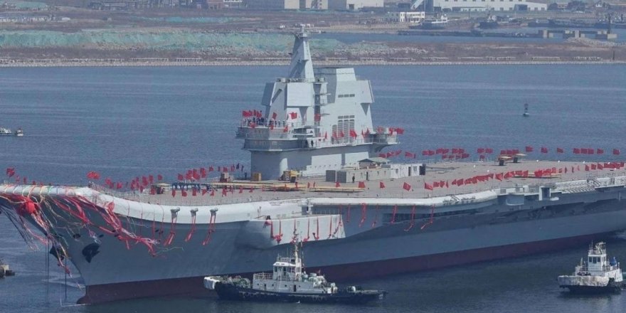 China’s second aircraft carrier sails through Taiwan Strait