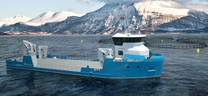 VOLT Service selects Damen’s new Utility Vessel 4312 for Norwegian aquaculture operations