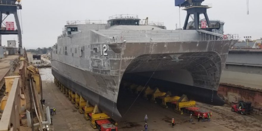 Austal launches 12nd expeditionary fast transport vessel