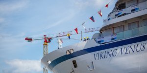 Viking launched newest cruise ship in Italy