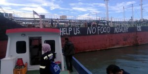 Abandoned crew left distress messages on vessel's hull