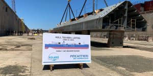 Fincantieri starts to build an LNG bunkering barge for NorthStar