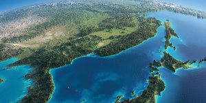 Researches show that Pacific Islands get bigger due to global warming