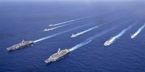Theodore Roosevelt Carrier Strike Group of US Navy enters South China Sea