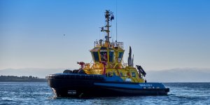 First delivery of the New Year - Sanmar Shipyards delivers fourth powerful compact tug to SAAM Towage