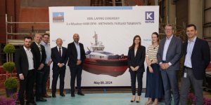 SANMAR holds keel-laying ceremony for revolutionary methanol-fuelled tugs
