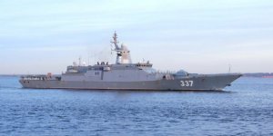 Russian Gremyashchiy Class Corvette entered the White Sea for state trials