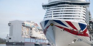 New P&O Iona has left the building at Meyer Werft